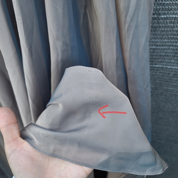 La Femme | Lace & Satin A-Line Gown In Cocoa Size 6 NWT Flawed - Picture 11 of 16